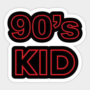 90's Kid Sticker